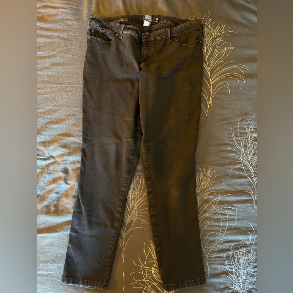 Torrid Black Skinny Ankle Jeans, Size 16